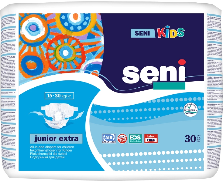 Pieluchomajtki dla dzieci Seni Kids Junior Extra 30szt.