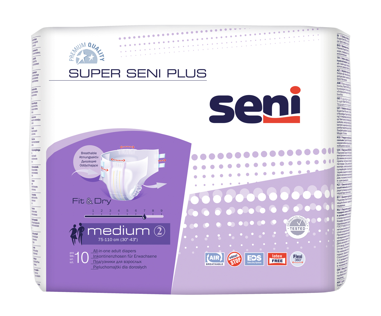 Pieluchomajtki dla dorosłych Super Seni Plus Medium 10szt.