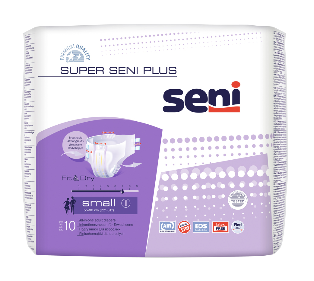 Pieluchomajtki dla dorosłych Super Seni Plus Small 10szt.