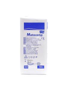 Kompresy z gazy 13 nitkowej Matocomp niejałowe 12 warstwowe 5x5cm 100szt.