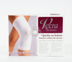 Opaska na kolano Veera Silver/ roz.XL,